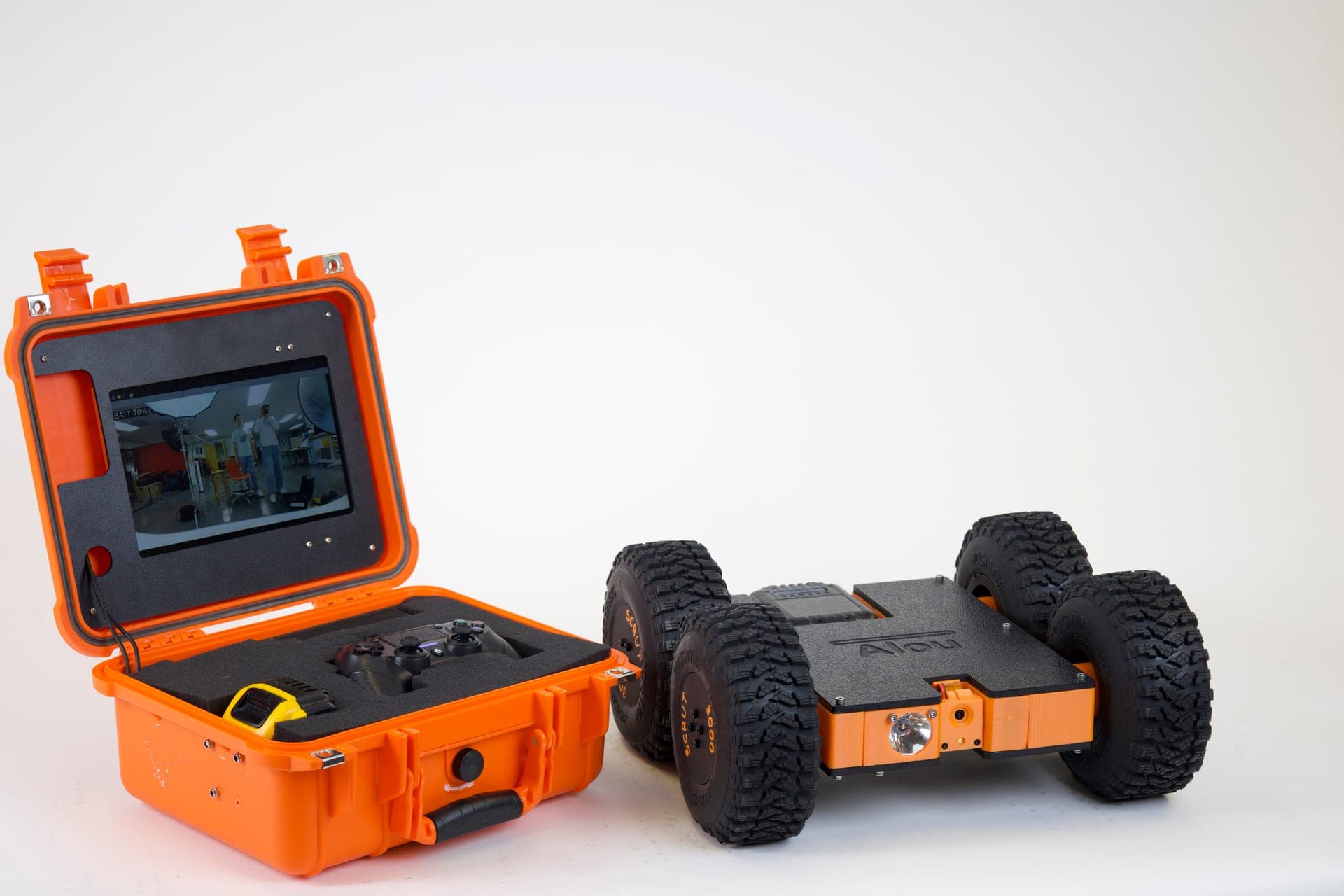 AlouTech Scrutinizer crawlspace inspection robot